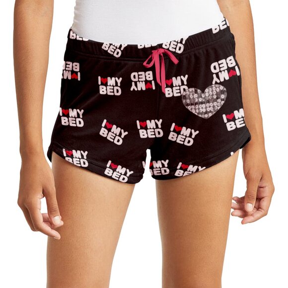 Women's Soft Comfy Breathable Velour Velvet Shorts with Flexible Drawstring Fit - Picture 3 of 16